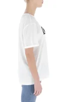 Тениска Denalisa_1 | Relaxed fit HUGO бял